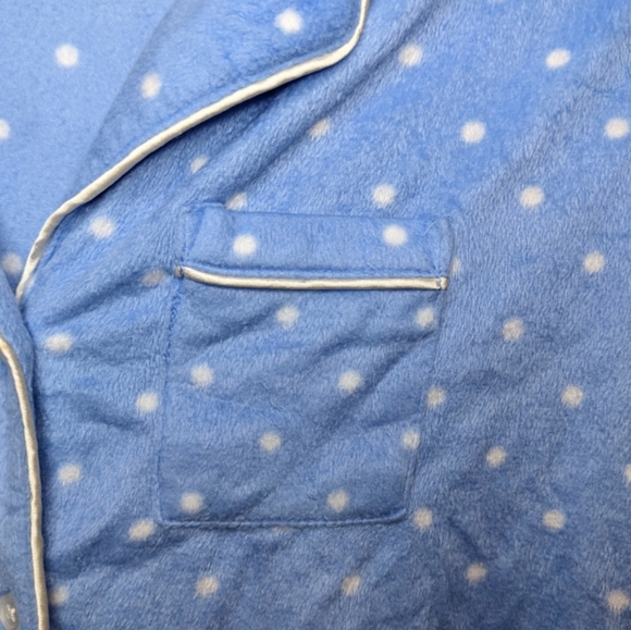 Adonna Blue Polka Dot Pajama Set, Size S ๐๐ค - Picture 7 of 12